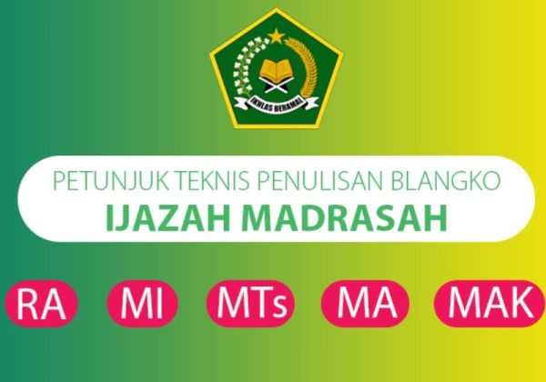 Juknis Penulisan Ijazah Tahun 2021 / 2022