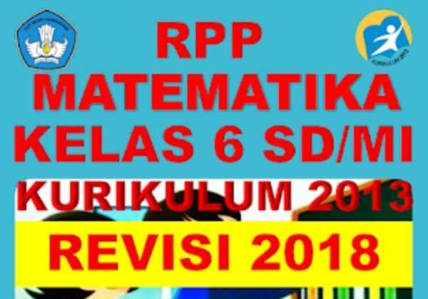 RPP Matematika Kelas 6 K13 Revisi 2018