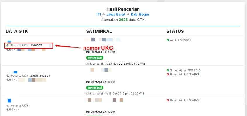 Cara Cek Nomor UKG Terbaru Dengan Mudah